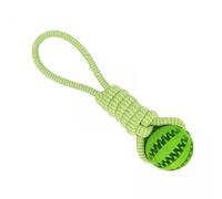 Milageto Bola Interactiva Dispensadora de Golosinas Juguete Resistente para Morder Cuerda de Lanzamiento para Ejercicio y Entretenimiento Accesorio para