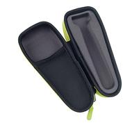 Milageto Bolsa de almacenamiento para afeitadora de 1 pieza, funda de transporte con cremallera de repuesto duradera portátil, caja dura para recortadora