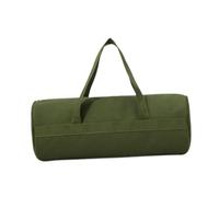 Milageto Bolsa de almacenamiento para estacas de tienda de campaña, bolsa de transporte con cremallera, estuche resistente para guardar de camping, Verde