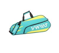Milageto Bolsa de Bádminton Bolso Multifuncional para Raquetas Squash Material Oxford Y Ligero Adecuada para Actividad Escolar Gimnasio Bici, Azul Claro