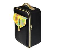Milageto Bolsa de herramientas de, accesorios de viaje, estuche de tren, organizador de, gran capacidad, asa portátil, bolsa de almacenamiento, Amarillo