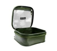 Milageto Bolsa para carretes de Pesca, Bolsa para Aparejos, Protege los carretes con Bolsillo de Malla para Viajes/Uso Diario, Regalo Cuadrado para Hombres,