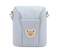 Milageto Bolsa térmica para Leche, Bolsa para Extractor, Estuche de Transporte, Aislante para biberones, contenedor para almacenar Leche para, Azul