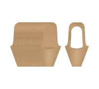 Milageto Bolsas de Regalo de Flores, cestas de Flores, Cajas de Embalaje portátiles Multiusos, decoración para el día de Valentín, Bodas, compromisos y, 20 Piezas