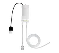 Milageto Bomba autocebante USB DC5V, portátil, fácil de Usar, Herramienta eléctrica de Bombeo de Agua para bonsáis, taladros, ranuradores, riego de Jardines, con Filtro de Metal