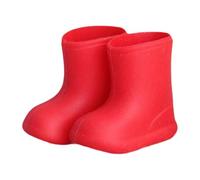 Milageto Botas de en Miniatura para muñecas BJD 1/12, Juguete Suave, Zapatos de muñeca Ob11, Modelo de simulación, Accesorios para casa de muñecas para, Rojo