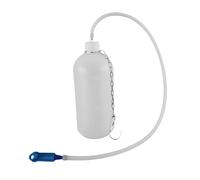Milageto Botella de Purga de Frenos compacta y fácil de Usar de 1 l con Gancho para Colgar para el Mantenimiento de Motocicleta, 165 Gramos