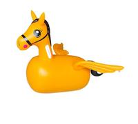 Milageto Caballo Inflable de Juguete para niños y niñas, fácil de Usar, portátil, Regalo Divertido, Juguete Inflable para Saltar en el césped.