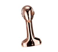 Milageto Cabeza de maniquí, soporte para pelucas, expositor de sombreros, multifunción, decoración del hogar, moderno soporte para pelucas, perchero para, Oro Rosa Recto
