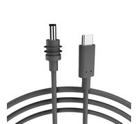 Milageto Cable de Alimentación Power Charging Cable Mini Cable Mini Type Impermeable Plug and Play PVC Profesional Compatible con, 5m Tipo C a CC