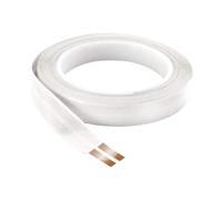 Milageto Cable de audio plano de 23 AWG, flexible, para iluminación, cable de alimentación, para conectar electrodomésticos, audio de coche, techo y, 12 Mm X 5 M