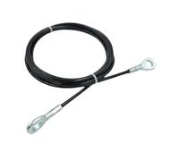 Milageto Cable Fitness Polea Multifuncional Cuerda de Acero Accesorio Gimnasio Recubierto PU Apto para Entrenamiento de Bíceps Tríceps Espalda Adecuado para, 1.5 Millones