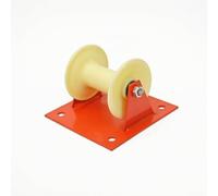 Milageto Cable Guía Rueda con Polea Rodillo Soporte Abrazadera Cuerpo Metálico Resistente y Rodillo de Nylon Ruta Confiable para Cables Adecuada para Instalación en Edificios y, style to 2