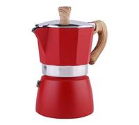 Milageto Cafetera Italiana Tradicional con Cuerpo de Aluminio Percolador Espresso Vertido Manual Sencilla de Usar Apta para Estufa Gas Cocina Eléctrica,