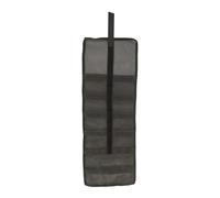 Milageto Caja de Aparejos para Pesca de curricán, Funda Protectora portátil de PVC con múltiples Compartimentos para Pesca en Agua Dulce, Negro