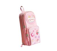 Milageto Caja de lápices Caja de lápiz multifunción Decoración de Bolsas Creativas de de Almacenamiento de Bolsas para Estudiantes Suministros, Rosa Y Conejito