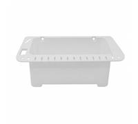 Milageto Caja Organizadora Aparejos con Perforaciones Drenaje Instalable Caja Almacenamiento con Brida Montaje para, Estilo A