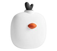 Milageto Calentador de silicona Calentamiento por microondas Anti explosión Bolsillo Resistencia temperaturas Agua caliente suave para cuello Invierno, Blanco