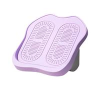 Milageto Calf Stretcher Aparato Plegable para Estiramiento de Piernas Tabla Inclinada Ajustable Soporte Antideslizante Adecuado para Ejercicios en Casa Oficina, PÚrpura