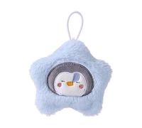 Milageto Calientador Portátil Bolso para Manos Bolsa Calentadora Llavero Colgante Suave de Felpa Compacta Y Práctica Adecuado para Regalo Cumpleaños, pingüino