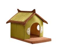 Milageto Cama para Gatos, Nido para Perros, Antideslizante, Base Suave y Antideslizante, cojín para Mascotas, caseta extraíble para Conejos, Cueva para Gatos, M