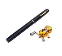 Milageto Caña Pescar Compacta con Carrete Tambor Portátil Caña Pescar Telescópica con Carrete Resistente Al sgaste para Pesca en, Vehículo