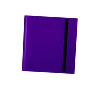 Milageto Cards Binder Álbum de Almacenamiento Organizador para 480 Tarjetas Diseño de Correa Protector Material Resistente Adecuado para Colección, PÚRPURA