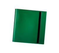 Milageto Cards Binder Álbum de Almacenamiento Organizador para 480 Tarjetas Diseño de Correa Protector Material Resistente Adecuado para Colección, Verde