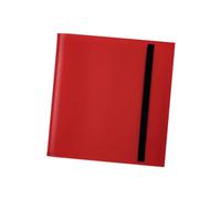 Milageto Cards Binder Álbum de Almacenamiento Organizador para 480 Tarjetas Diseño de Correa Protector Material Resistente Adecuado para Colección, Rojo