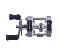 Milageto Carrete Acero Inoxidable Carrete Tambor Resistente a la Corrosión para Pescadores portivos, Agua Dulce, Pesca s Embarcación, Gris Pistola, CL60 Mano Derecha