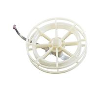 Milageto Carrete Baitcaster para Uso en Reparaciones y Cañas, Diámetro 14 cm