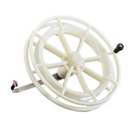 Milageto Carrete Baitcaster para Uso en Reparaciones y Cañas, Diámetro 16 cm