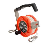 Milageto Carrete de Buceo Scuba Dives Reeling Multifuncional con Tope de Pulgar Carrete de de Buceo Portátil para Pesca a Deriva Kayak, Naranja 290 Pies