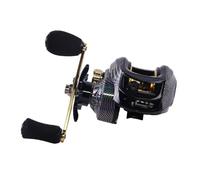 Milageto Carrete de Pesca Baitcaster, Suave, Potente y portátil, relación de transmisión de 7,2:1, para Agua Dulce, Salada, Verano y Exteriores, Derecha