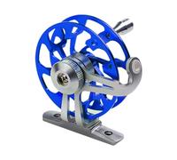 Milageto Carrete de Pesca en Hielo Ligero de 3 kg, Carrete de Arrastre para Mosca, Regalo para Pescadores, Accesorio de Pesca con Mosca para Agua, Azul