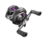 Milageto Carrete de Pesca portátil con Mango ergonómico y Accesorios de Pesca. Relación de Engranajes 7.2:1. Ideal para ríos, Playas, Agua y, Uso de La Mano Derecha