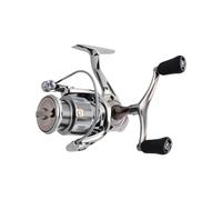 Milageto Carrete Giratorio para Pesca en Agua Salada Diseño Compacto Bobina Metálica Ligera Mango Eva Antideslizante y Funcionamiento Estable, t2000s