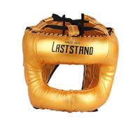 Milageto Casco de Boxeo Acolchado y ventilado para Kickboxing, protección para la Cabeza para Artes Marciales, Taekwondo, Entrenamiento de Agarre, Oro