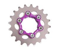 Milageto Cassette para Bicicleta Kit Conversión Monomarcha Piñón Libre Adaptador Acero Recubierto Antióxido Diseño Ligero Adecuado para Entrenamiento, 20T