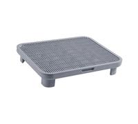 Milageto Cat Litter Box Step Tapete para Arena Antideslizante Reutilizable con Material PP Resistente y Fácil de Limpiar Adecuado para Dueños de Gatos, Gris