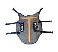 Milageto Chaleco para Perro de Servicio, Chaqueta, arnés para Cachorro, Malla de Entrenamiento, Parche reactivo con Etiqueta reemplazable, Chaleco para, Orange M