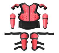 Milageto Chaleco Protector con y Rodilleras Ligero Chaleco con Cómodo Protector Pecho para Niños, Ciclistas Infantiles, Patinaje, Ciclismo