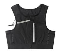 Milageto Chaleco Reflectante Running Ligero con Bolsa de Pecho Transpirable y Múltiples Bolsillos Material de Malla para Hombres y Mujeres Adecuado para, L