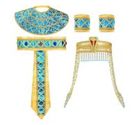 Milageto Cinturón de Accesorios para Disfraz Egipcio de Mujer, Ideal para Fiestas de Cumpleaños.