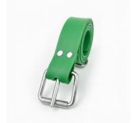 Milageto Cinturón Lastre Silicona Ajustable Cinturón Buceo Libre Resistente Al Agua Acuático para Apneístas, Verde, 1.3 Metros