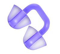 Milageto Clip Nasal Tapón Nariz Pinza Protector Polivalente Ajuste Preciso de Silicona Resistente Antideslizante Usar en Natación Surf Buceo Adultos Niños, Violeta