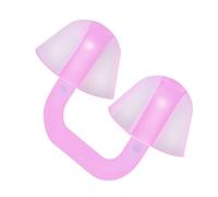 Milageto Clip Nasal Tapón Nariz Pinza Protector Polivalente Ajuste Preciso de Silicona Resistente Antideslizante Usar en Natación Surf Buceo Adultos Niños, Rosado
