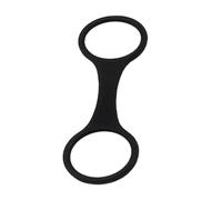 Milageto Clip para esnórquel de Buceo, Soporte para Tubo de Correa de máscara de Buceo, Silicona, Universal, Suave, de Correa de esnórquel de Buceo, Negro