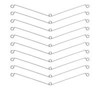 Milageto Clips de resorte para iluminación empotrada, cubiertas de luz de retención de lámpara, fáciles de instalar, clips de resorte de acero, 10 Piezas