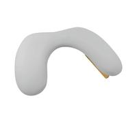 Milageto Cojín para reposabrazos de uñas, cojín para reposamanos, base de madera, almohadilla de soporte de esponja incorporada, almohada de mano para, Gris